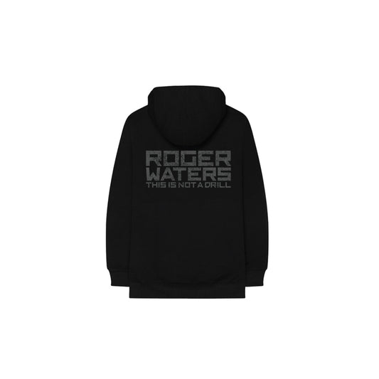 This Is Not A Drill Grey Pig Black Hoodie