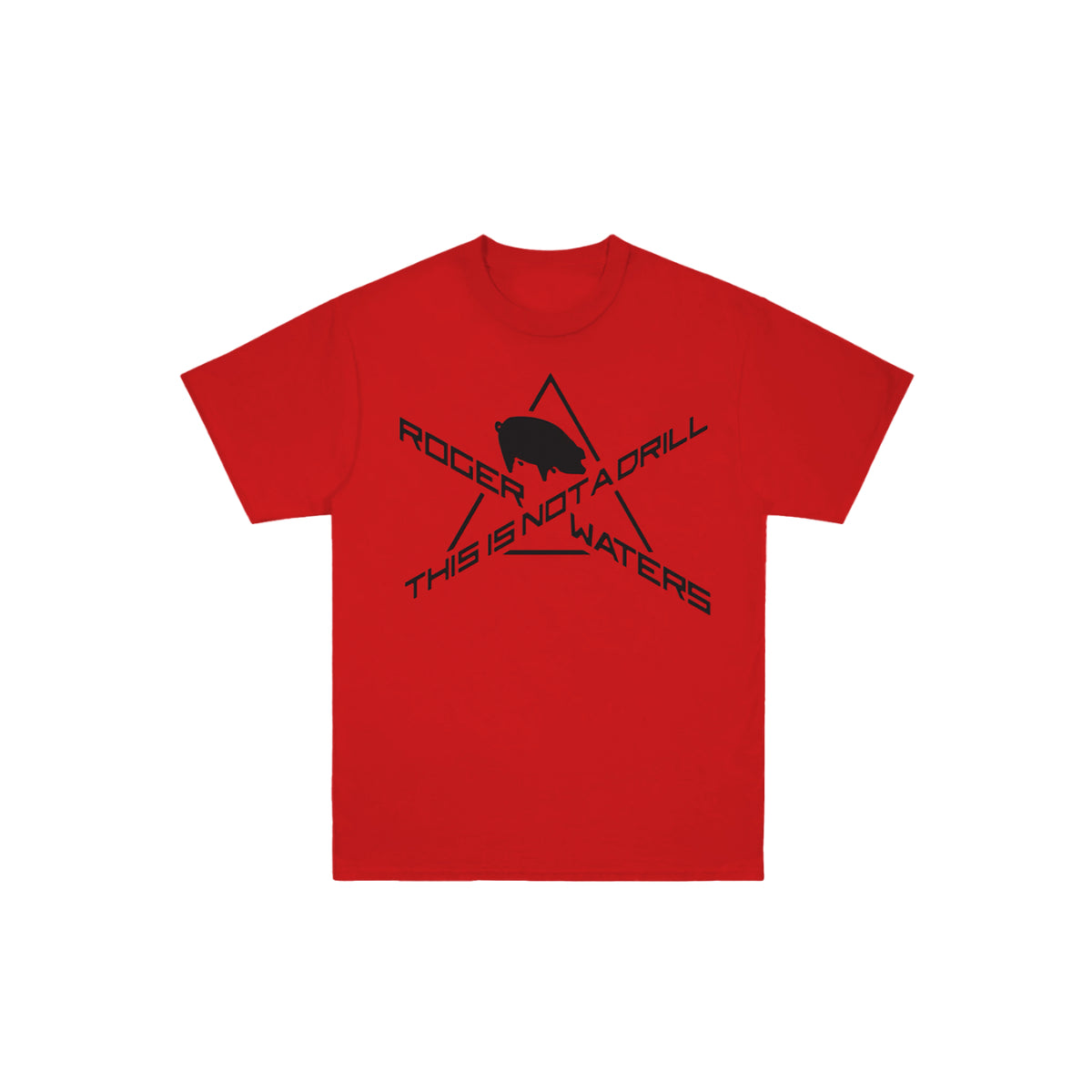 This Is Not A Drill Pig Red T-Shirt