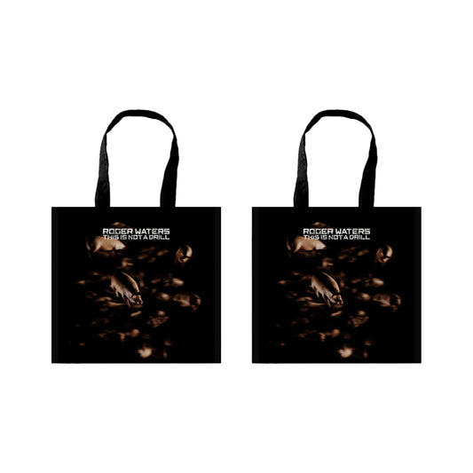 This Is Not A Drill Black Tote Bag