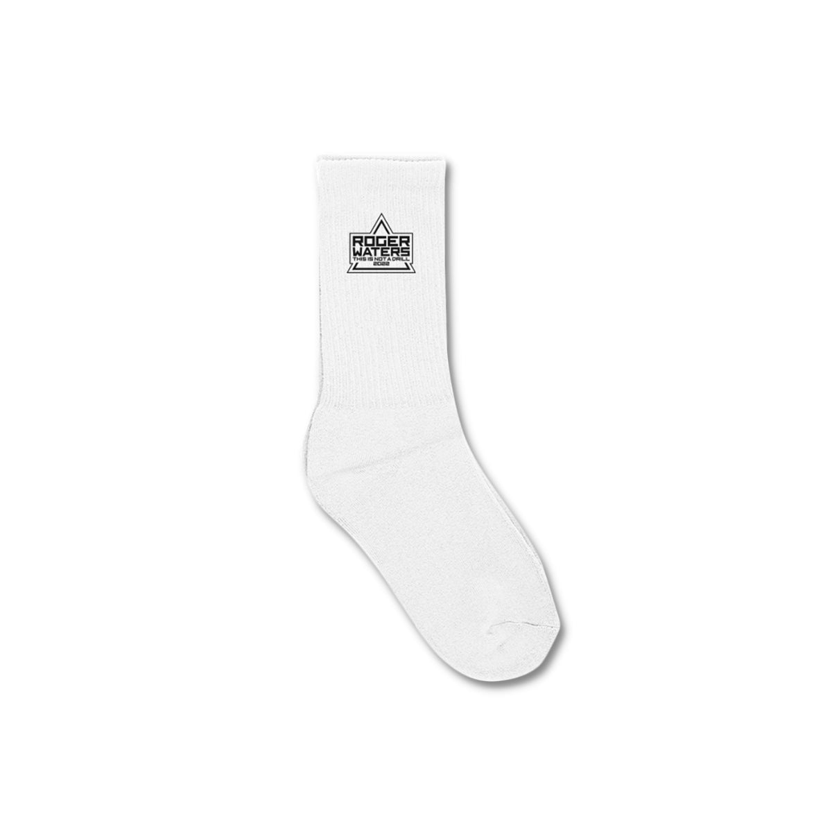 This Is Not A Drill White Socks