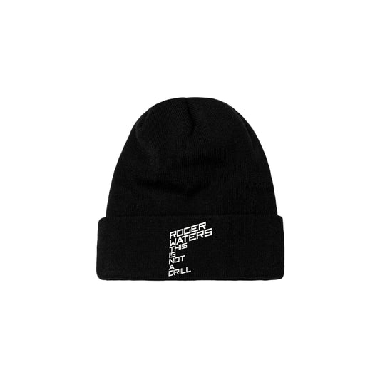 This Is Not A Drill Black Beanie