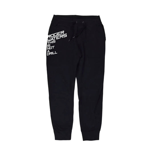 This Is Not A Drill Black Sweatpants