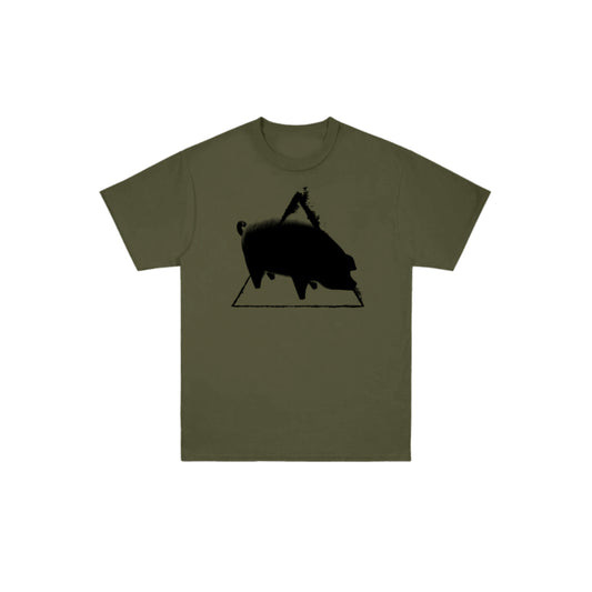 This Is Not A Drill Pig Olive T-Shirt